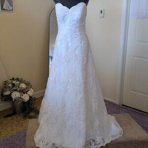 Alfred Angelo Sapphire Ballgown size 8